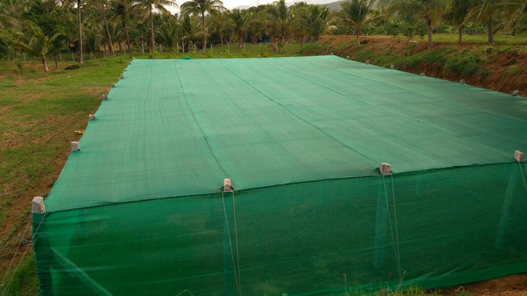 Shade-net polyhouse structure